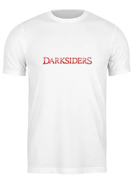 Заказать мужскую футболку в Москве. Футболка классическая Darksiders от THE_NISE  - готовые дизайны и нанесение принтов.