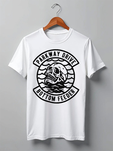 Заказать мужскую футболку в Москве. Футболка классическая Parkway Drive от geekbox - готовые дизайны и нанесение принтов.