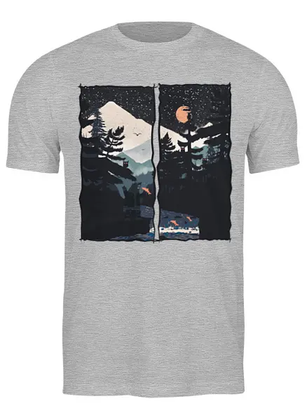 Заказать мужскую футболку в Москве. Футболка классическая  Wild Fisher от oneredfoxstore@gmail.com - готовые дизайны и нанесение принтов.