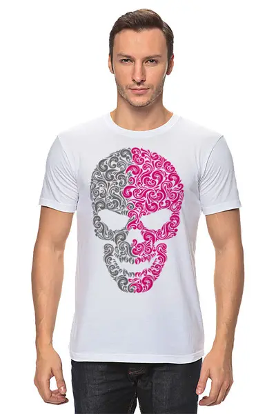 Заказать мужскую футболку в Москве. Футболка классическая ◈ SkullDesign ◈ от balden - готовые дизайны и нанесение принтов.