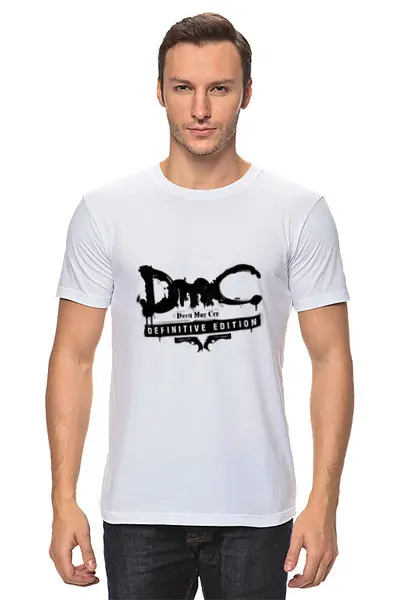 Заказать мужскую футболку в Москве. Футболка классическая Devil May Cry от THE_NISE  - готовые дизайны и нанесение принтов.