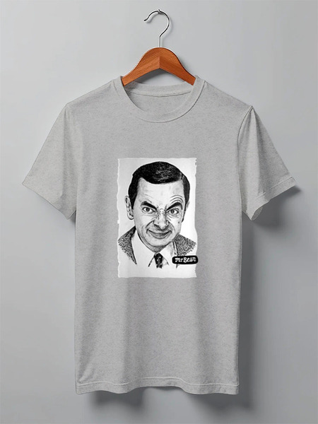 Заказать мужскую футболку в Москве. Футболка классическая Mr.Bean от Leichenwagen - готовые дизайны и нанесение принтов.