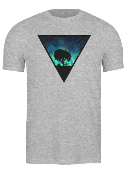 Заказать мужскую футболку в Москве. Футболка классическая Gravel Shine от oneredfoxstore@gmail.com - готовые дизайны и нанесение принтов.