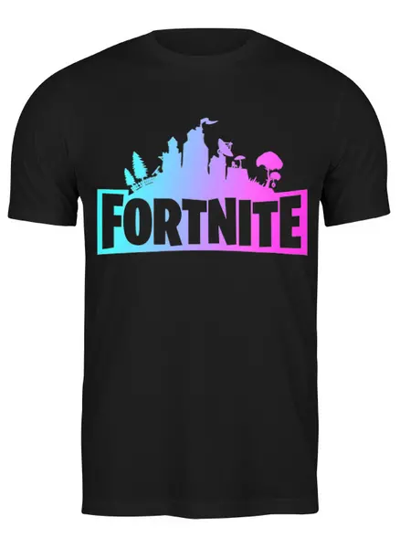 Заказать мужскую футболку в Москве. Футболка классическая FORTNITE от geekbox - готовые дизайны и нанесение принтов.