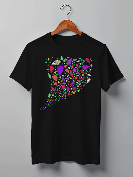 Заказать мужскую футболку в Москве. Футболка классическая Forest от oneredfoxstore@gmail.com - готовые дизайны и нанесение принтов.
