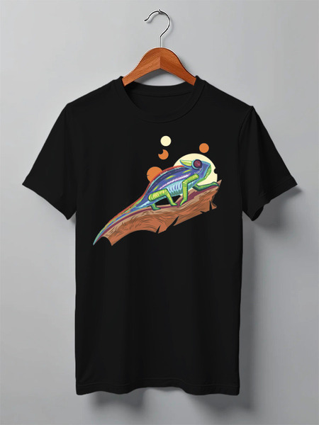 Заказать мужскую футболку в Москве. Футболка классическая Animals от oneredfoxstore@gmail.com - готовые дизайны и нанесение принтов.
