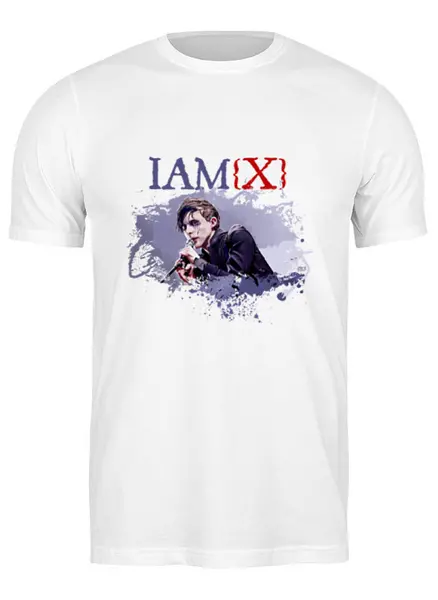 Заказать мужскую футболку в Москве. Футболка классическая IAMX / Chris Corner от OEX design - готовые дизайны и нанесение принтов.
