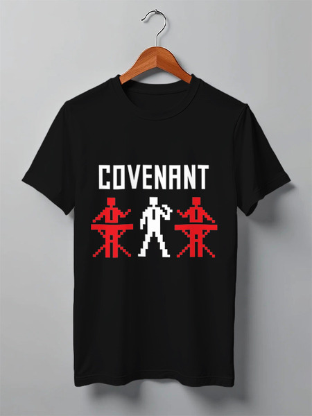 Заказать мужскую футболку в Москве. Футболка классическая Covenant от OEX design - готовые дизайны и нанесение принтов.