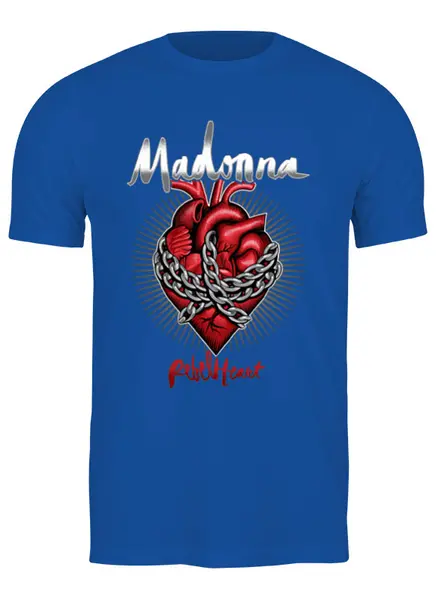 Заказать мужскую футболку в Москве. Футболка классическая Madonna от ПРИНТЫ ПЕЧАТЬ  - готовые дизайны и нанесение принтов.