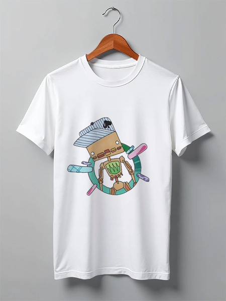 Заказать мужскую футболку в Москве. Футболка классическая Керек от YellowCloverShop - готовые дизайны и нанесение принтов.