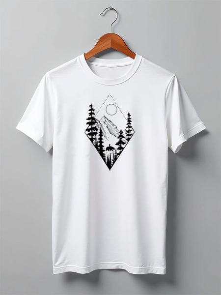 Заказать мужскую футболку в Москве. Футболка классическая Wild Friends от oneredfoxstore@gmail.com - готовые дизайны и нанесение принтов.
