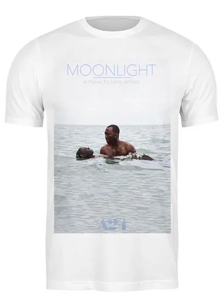 Заказать мужскую футболку в Москве. Футболка классическая Лунный свет / Moonlight от kino.printio.ru - готовые дизайны и нанесение принтов.