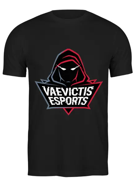 Заказать мужскую футболку в Москве. Футболка классическая VAEVICTIS ESPORTS от robus - готовые дизайны и нанесение принтов.