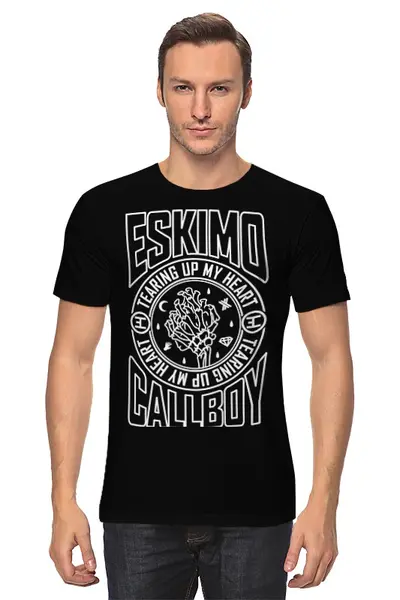 Заказать мужскую футболку в Москве. Футболка классическая Eskimo Callboy от geekbox - готовые дизайны и нанесение принтов.