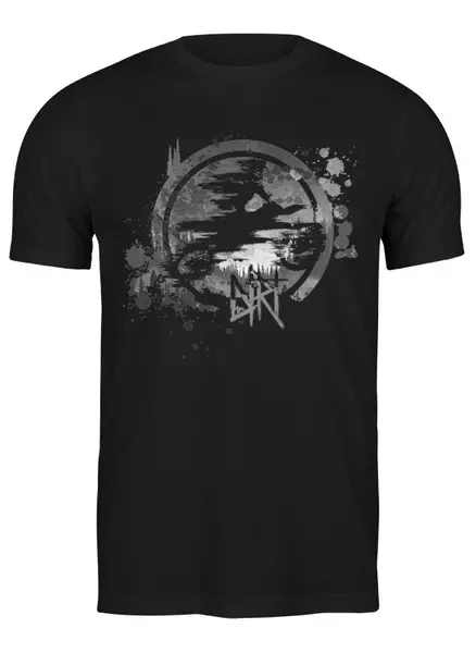 Заказать мужскую футболку в Москве. Футболка классическая Dirt Rider от oneredfoxstore@gmail.com - готовые дизайны и нанесение принтов.