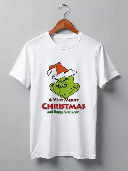 Заказать мужскую футболку в Москве. Футболка классическая Christmas от ZVER  - готовые дизайны и нанесение принтов.