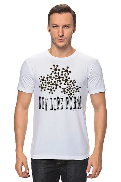 Заказать мужскую футболку в Москве. Футболка классическая Science от oneredfoxstore@gmail.com - готовые дизайны и нанесение принтов.