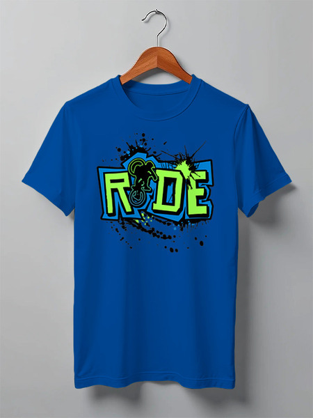 Заказать мужскую футболку в Москве. Футболка классическая Ride Colors от oneredfoxstore@gmail.com - готовые дизайны и нанесение принтов.