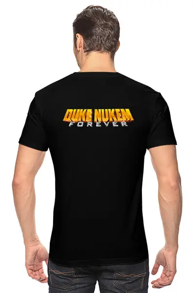 Заказать мужскую футболку в Москве. Футболка классическая DUKE NUKEM от robus - готовые дизайны и нанесение принтов.