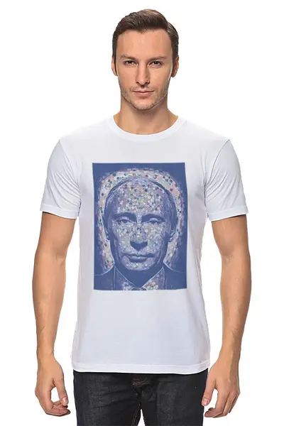 Заказать мужскую футболку в Москве. Футболка классическая The Icon от Just kidding - готовые дизайны и нанесение принтов.