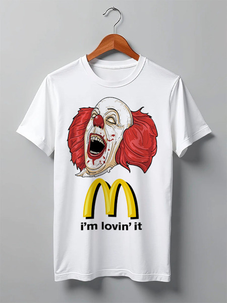 Заказать мужскую футболку в Москве. Футболка классическая McDonalds/Макдональдс от vita22 - готовые дизайны и нанесение принтов.
