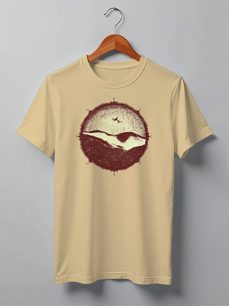 Заказать мужскую футболку в Москве. Футболка классическая Motocross Rider от oneredfoxstore@gmail.com - готовые дизайны и нанесение принтов.