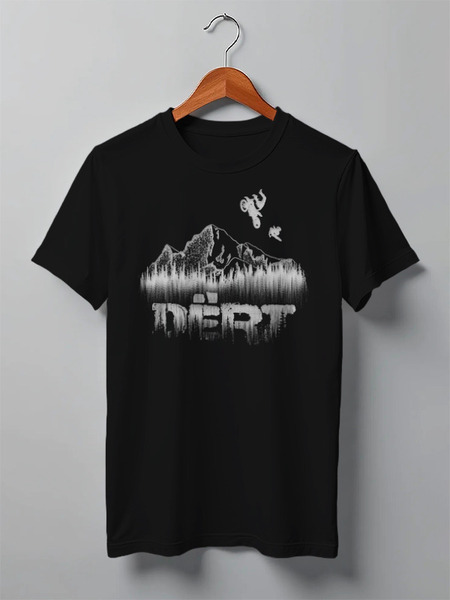 Заказать мужскую футболку в Москве. Футболка классическая Dirt Ride от oneredfoxstore@gmail.com - готовые дизайны и нанесение принтов.