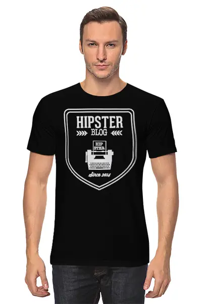 Заказать мужскую футболку в Москве. Футболка классическая Mountains от oneredfoxstore@gmail.com - готовые дизайны и нанесение принтов.