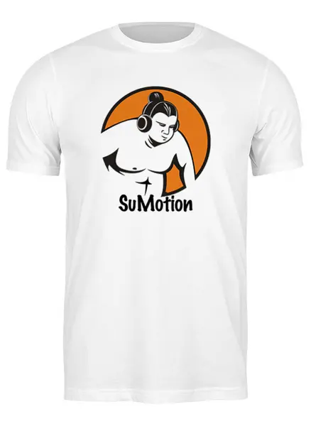 Заказать мужскую футболку в Москве. Футболка классическая Сумоушн (SuMotion) от Combat Wear - готовые дизайны и нанесение принтов.