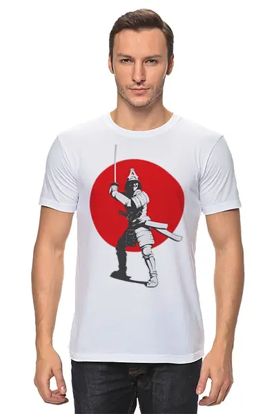 Заказать мужскую футболку в Москве. Футболка классическая Red sun series от zeroone - готовые дизайны и нанесение принтов.