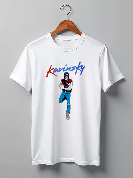 Заказать мужскую футболку в Москве. Футболка классическая Kavinsky от mickeylangelololo@gmail.com - готовые дизайны и нанесение принтов.