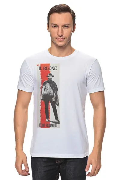 Заказать мужскую футболку в Москве. Футболка классическая IL BUONO от KinoArt - готовые дизайны и нанесение принтов.
