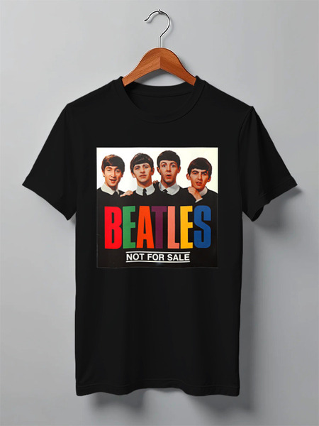 Заказать мужскую футболку в Москве. Футболка классическая The Beatles  от cherdantcev - готовые дизайны и нанесение принтов.