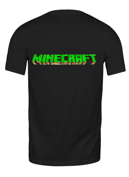 Заказать мужскую футболку в Москве. Футболка классическая Minecraft (Майнкрафт)  от Just kidding - готовые дизайны и нанесение принтов.