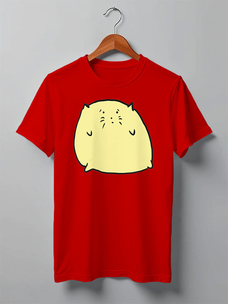 Заказать мужскую футболку в Москве. Футболка классическая Fatty от oneredfoxstore@gmail.com - готовые дизайны и нанесение принтов.
