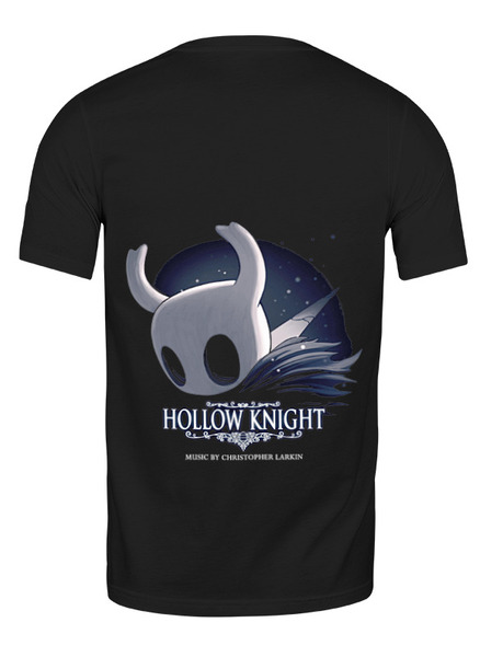 Заказать мужскую футболку в Москве. Футболка классическая HOLLOW KNIGHT от robus - готовые дизайны и нанесение принтов.