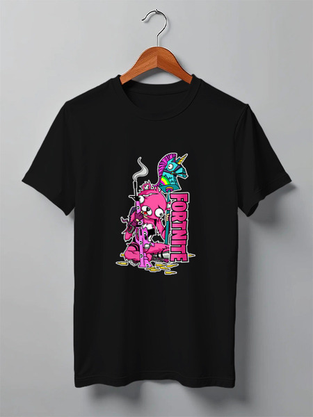Заказать мужскую футболку в Москве. Футболка классическая Fortnite, Cuddle Team Leader от geekbox - готовые дизайны и нанесение принтов.
