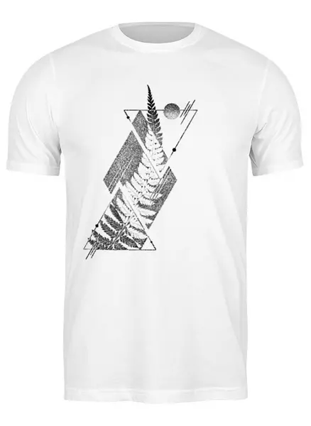 Заказать мужскую футболку в Москве. Футболка классическая Geometric Mysticism от oneredfoxstore@gmail.com - готовые дизайны и нанесение принтов.