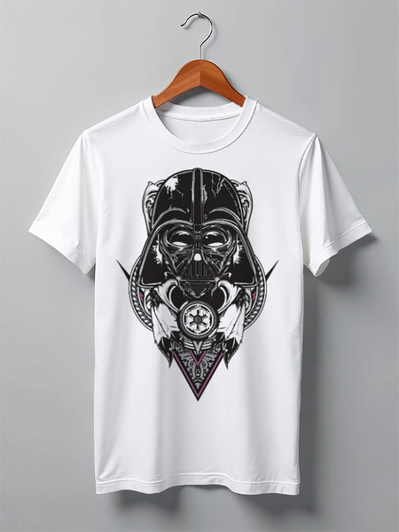 Заказать мужскую футболку в Москве. Футболка классическая star wars от куприянов.константин - готовые дизайны и нанесение принтов.