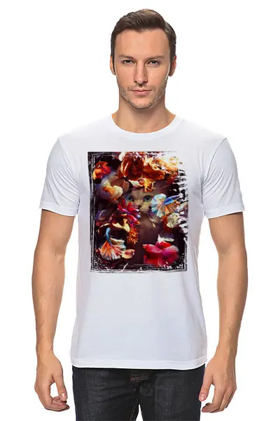 Заказать мужскую футболку в Москве. Футболка классическая AnimalsART от balden - готовые дизайны и нанесение принтов.