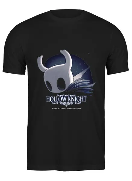 Заказать мужскую футболку в Москве. Футболка классическая HOLLOW KNIGHT от robus - готовые дизайны и нанесение принтов.