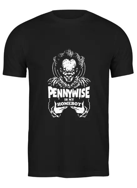 Заказать мужскую футболку в Москве. Футболка классическая Pennywise        от T-shirt print  - готовые дизайны и нанесение принтов.