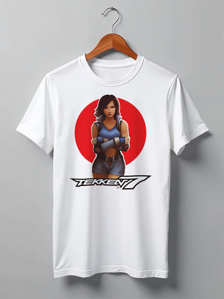 Заказать мужскую футболку в Москве. Футболка классическая Tekken - Asuka player WTF от deppski - готовые дизайны и нанесение принтов.