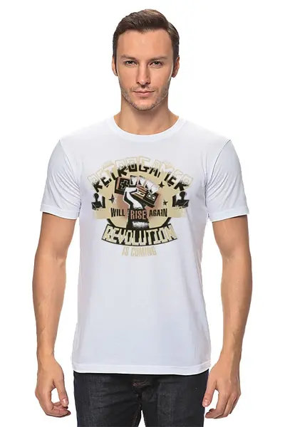 Заказать мужскую футболку в Москве. Футболка классическая Ретро Геймер от printik - готовые дизайны и нанесение принтов.