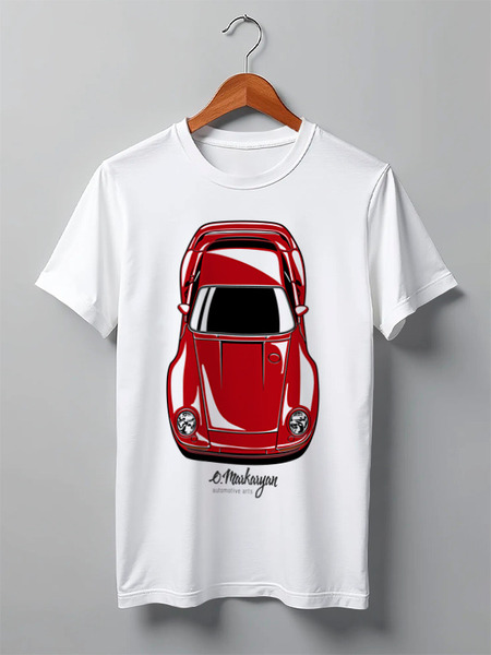Заказать мужскую футболку в Москве. Футболка классическая Porsche 959 от Oleg Markaryan - готовые дизайны и нанесение принтов.