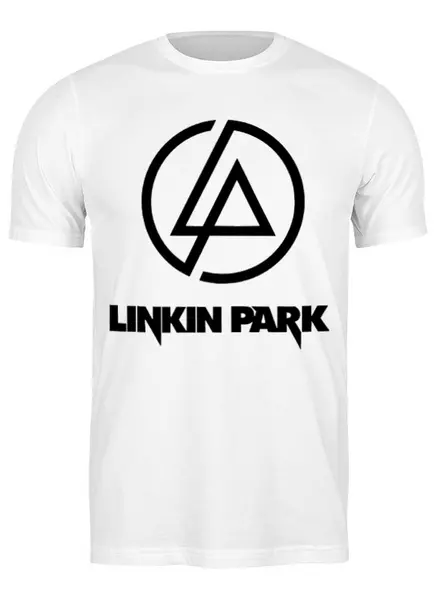 Заказать мужскую футболку в Москве. Футболка классическая Linkin Park от walek - готовые дизайны и нанесение принтов.
