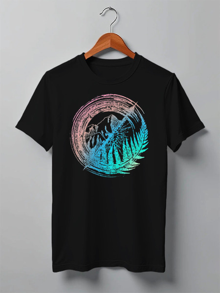 Заказать мужскую футболку в Москве. Футболка классическая Fern Travel от oneredfoxstore@gmail.com - готовые дизайны и нанесение принтов.