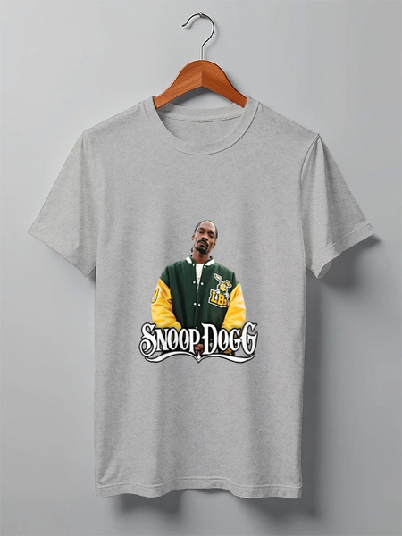 Заказать мужскую футболку в Москве. Футболка классическая Snoop Dogg от wenabase - готовые дизайны и нанесение принтов.