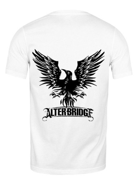 Заказать мужскую футболку в Москве. Футболка классическая Alter Bridge  от Pavel Troshin - готовые дизайны и нанесение принтов.