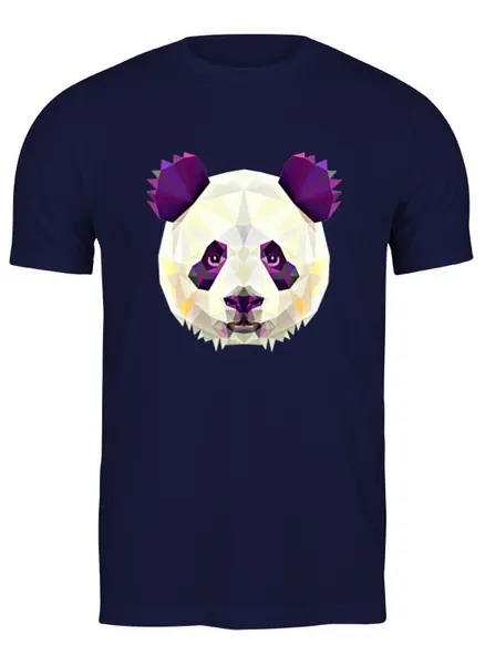 Заказать мужскую футболку в Москве. Футболка классическая Панда  от T-shirt print  - готовые дизайны и нанесение принтов.